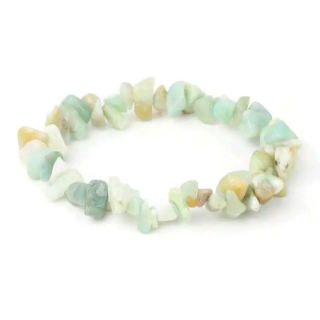 Amazonite – Pulseira Chips Pedra Natural