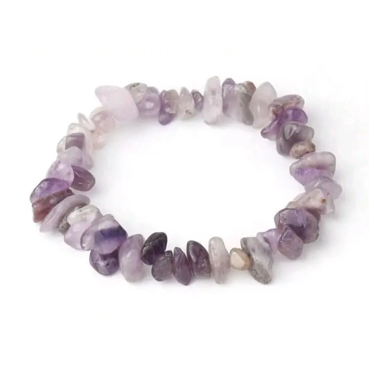 Ametista – Pulseira de Chip Pedra Natural
